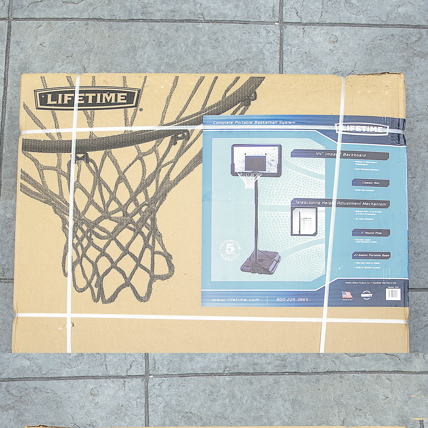 Lifetime Complete Portable Basketball Rim and Stand EBTH